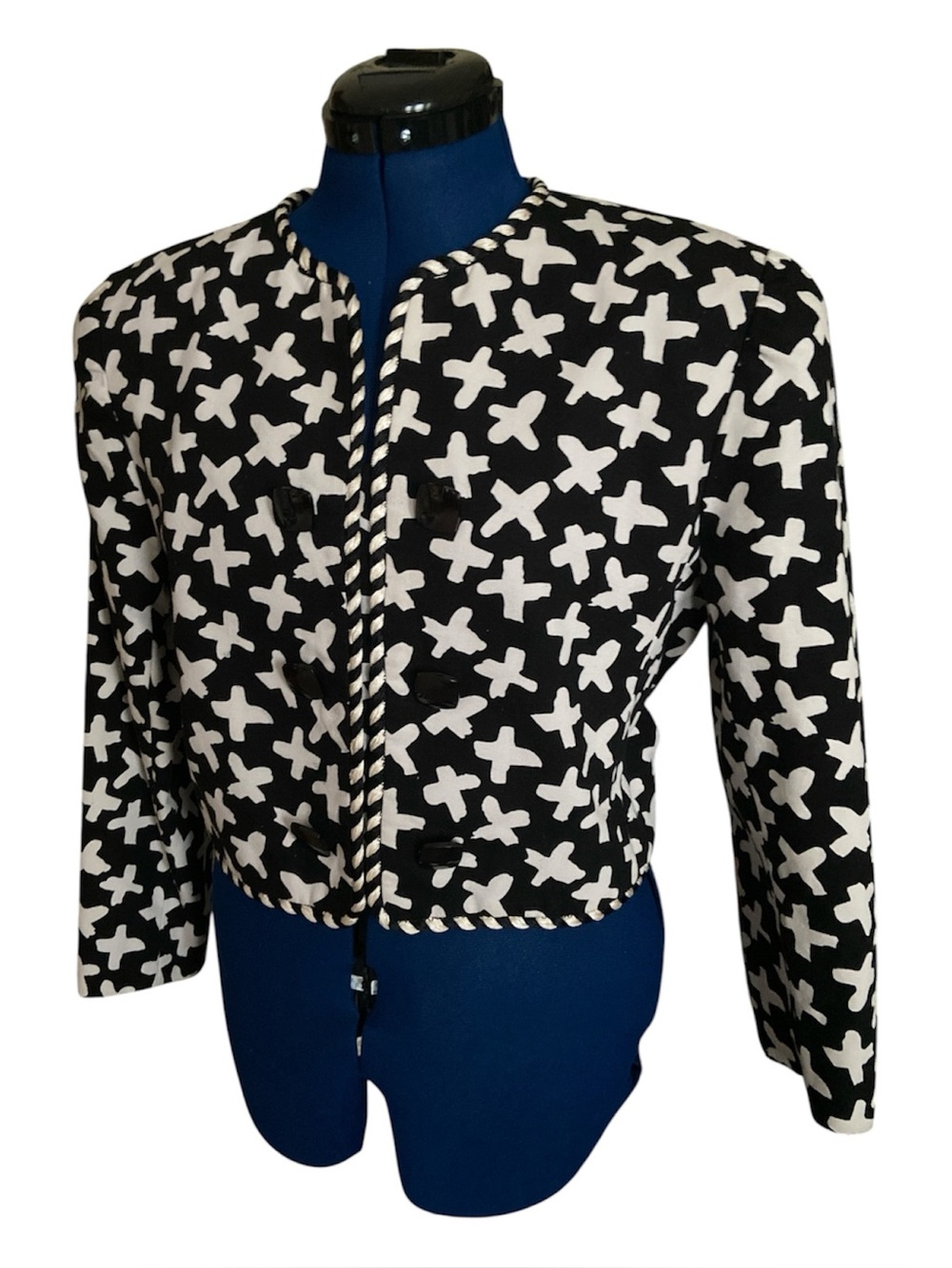 Constance Saunders for Richard Warren Vintage Cropped Jacket Size 10